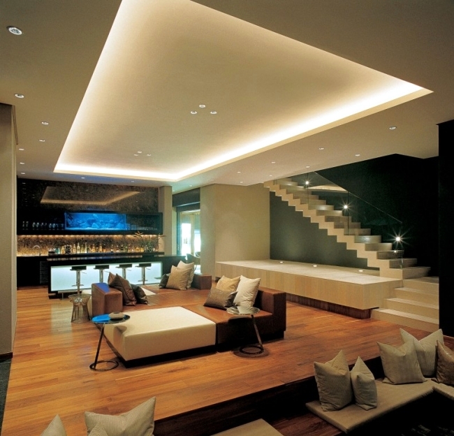 33 ideas for ceiling lighting and indirect effects of LED ...