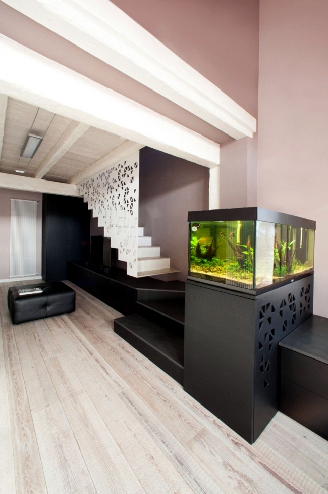 100 ideas integrate aquarium designs in the wall or in the