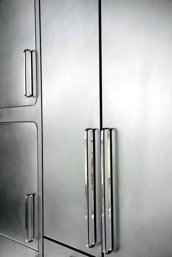 Stainless steel kitchen Abimis - Where the design and function of current in the other