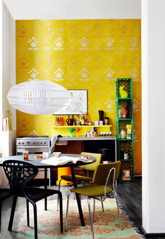 Yellow background models | Interior Design Ideas - Ofdesign
