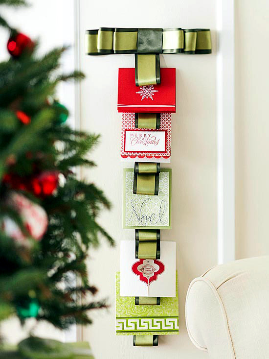 Playing for fun Christmas decor from inexpensive materials