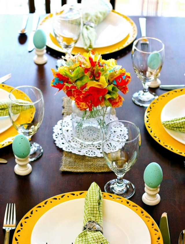 25 decorating ideas for spring easter table to continue