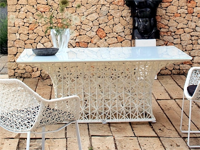 21 tables Garden Designs - Overview of the different materials