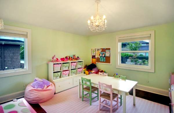 Created in the play area for kids - 40 ideas colors