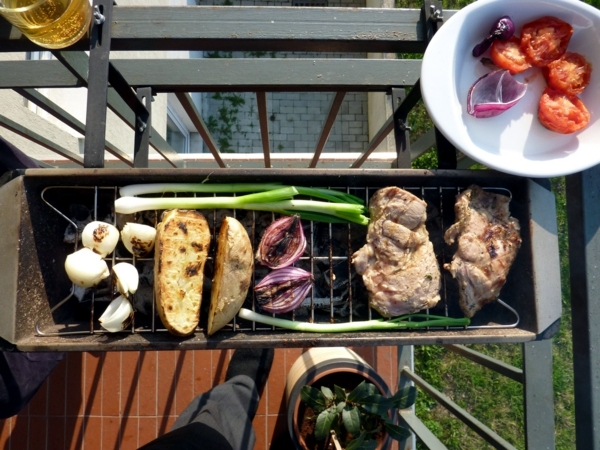 BBQ on the balcony or in the garden - coal gas or electric?