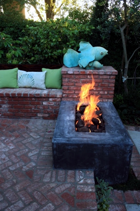 Make drawings campfire area 17 comfortably courtyard garden