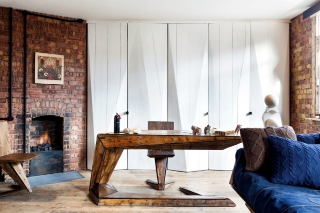 Industrial style in a small apartment in London