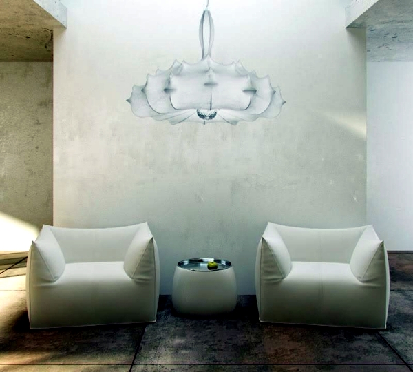 Elegant pendant lamp with diffuse light "Zeppelin" by Marcel Wanders