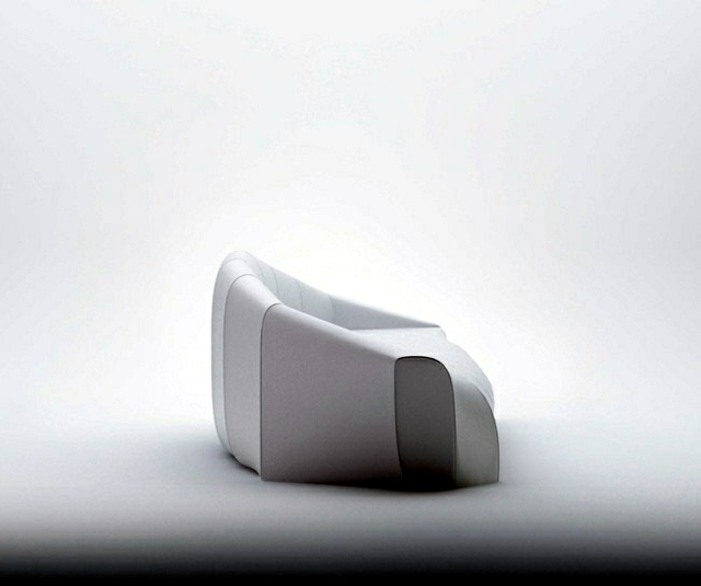 Modern sofa design inspired ergonomic shape of the aircraft