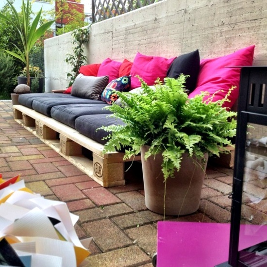 A garden designed for elegant relaxation lounge furniture and decor