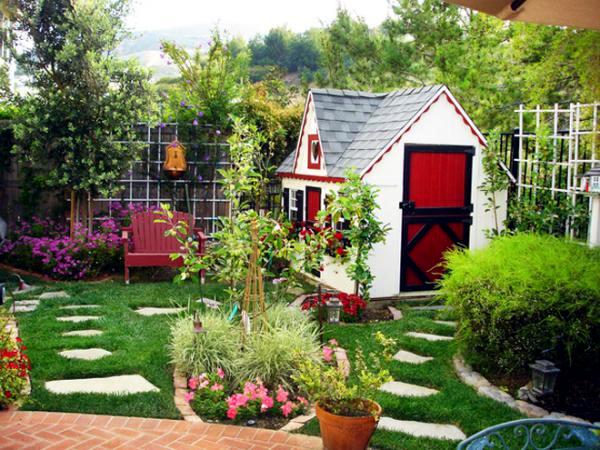 The design of a garden itself - the basic elements and ideas