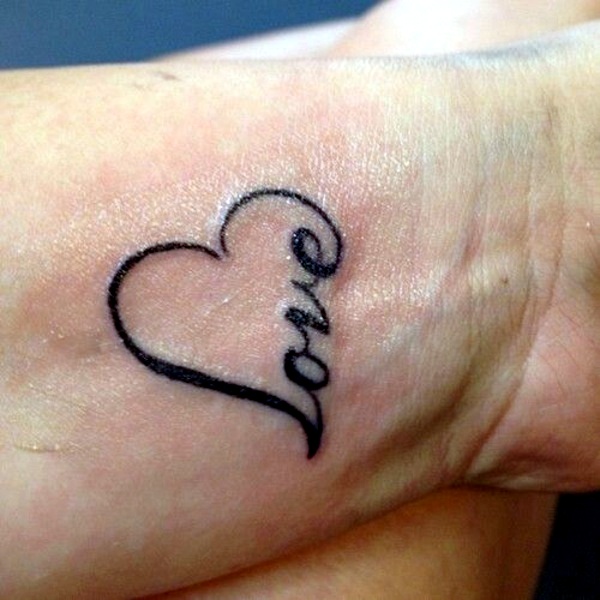 Temporary Tattoo Love Faith Wrist Tattoos  Etsy
