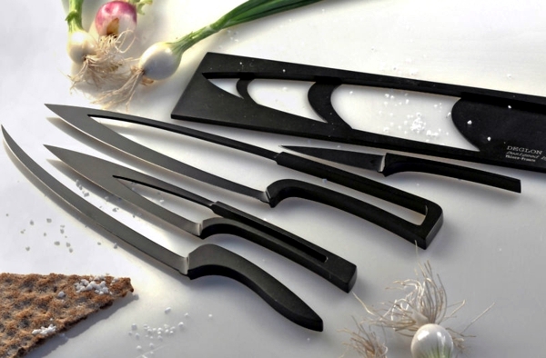 Set of chef knives home - little room for small kitchens