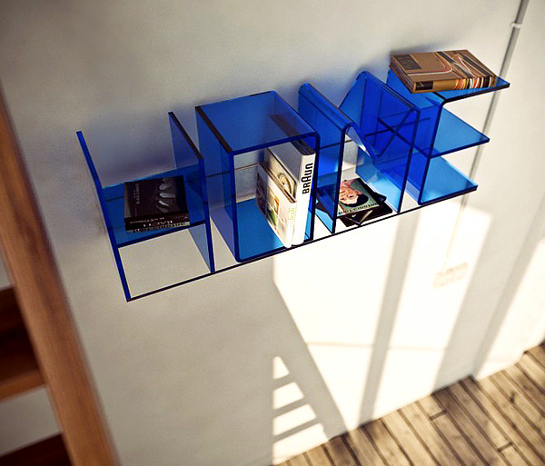 Ricard Mollon shelves design can be expressed in words