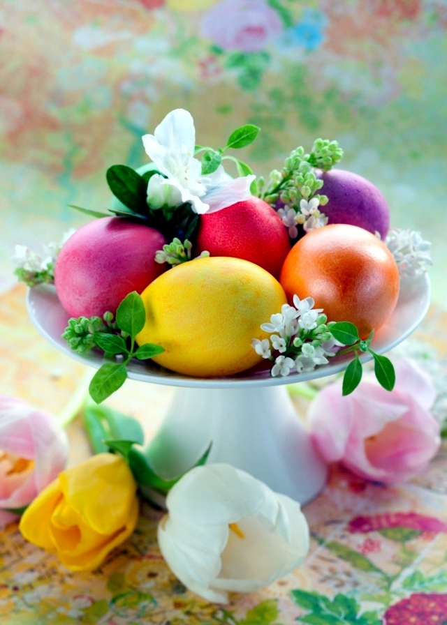 20 decorating ideas for creative table arrangements Easter nest