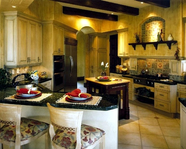 Modern decor with the concept of rustic life in the Tuscan style
