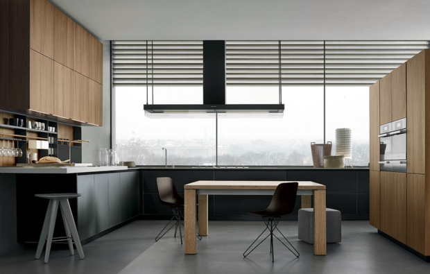 Kitchen Design "Twelve" - ​​very functional and with the best optics