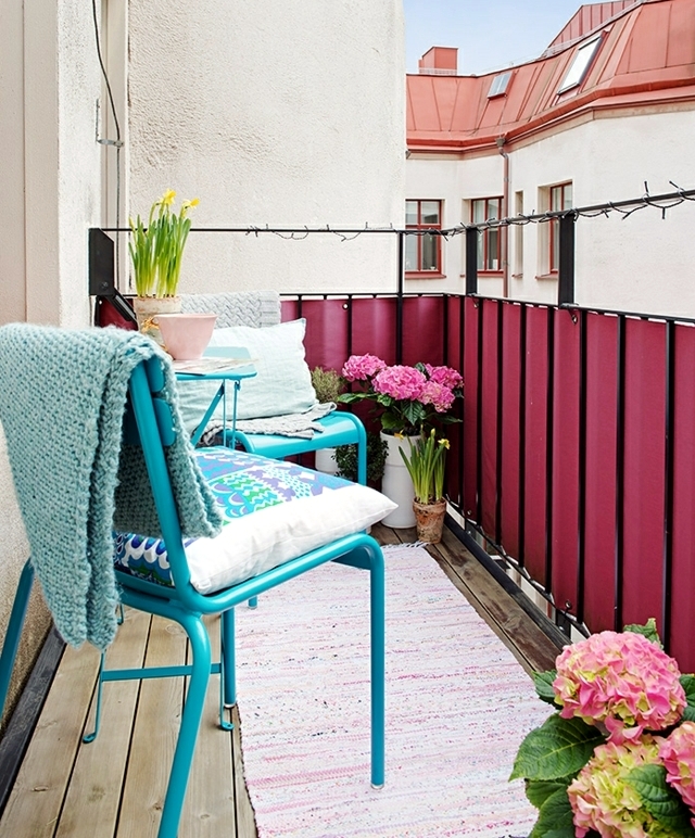 Privacy with balcony voltage – 21 new ideas for balcony border ...