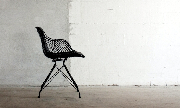 Handmade Collection "Wire" leather furniture and metal