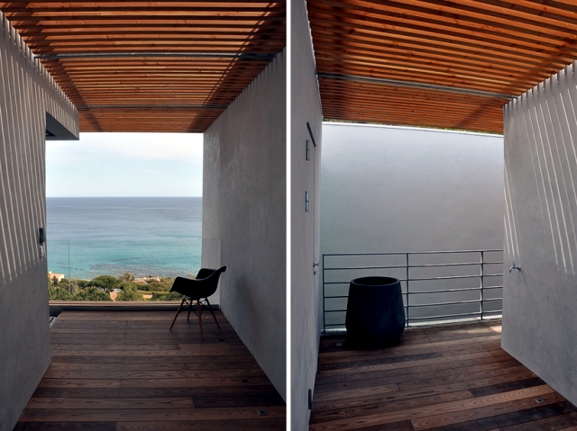 A cottage on the cliff offers a breathtaking view