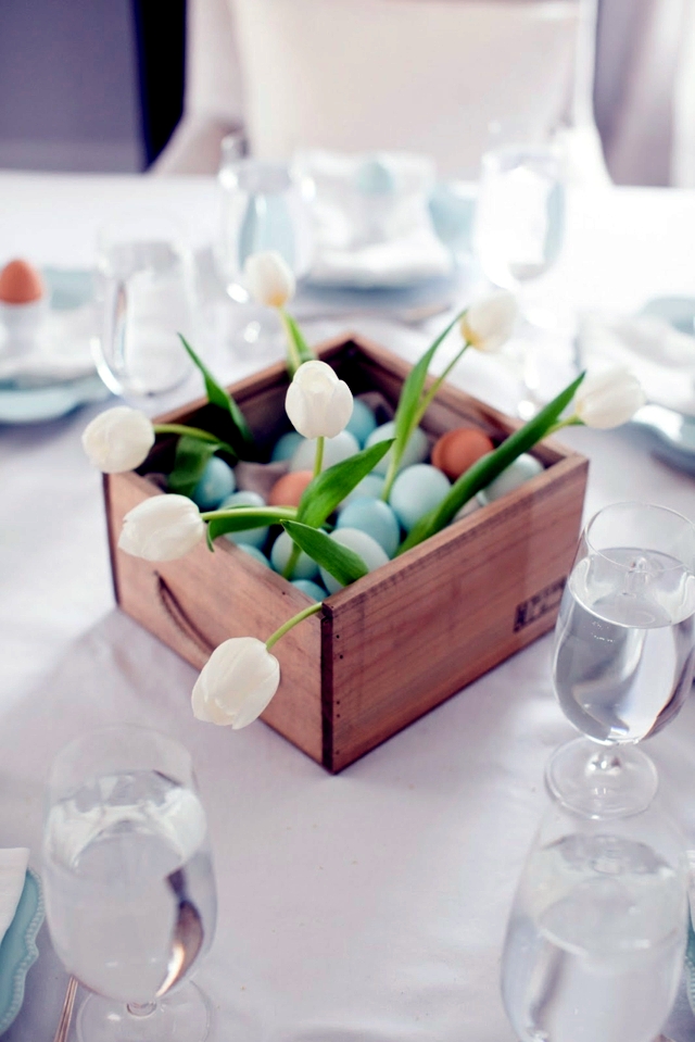 Spring decorations on the table - 33 ideas for fun floral arrangements