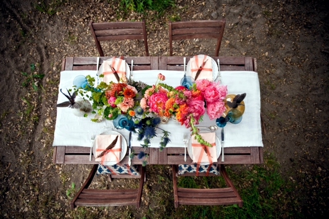 Spring decorations on the table - 33 ideas for fun floral arrangements