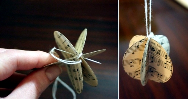 Christmas Tree Music Festival craft paper - quick tutorial
