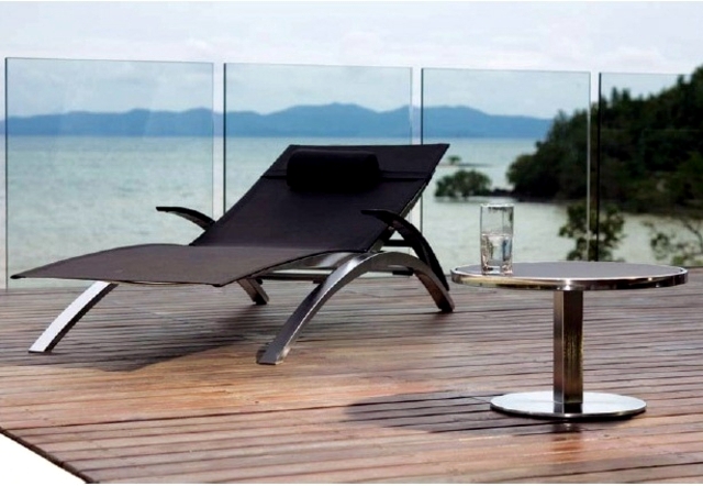 Garden furniture and terrace - saving space and modern design