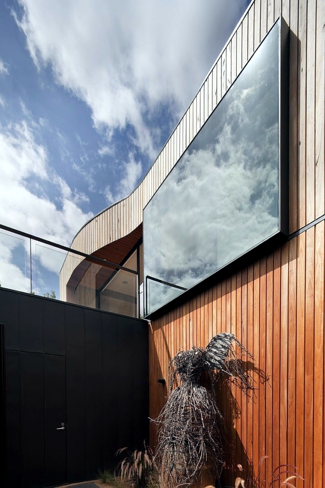 Kooyong - Modern residence look skulpturellem