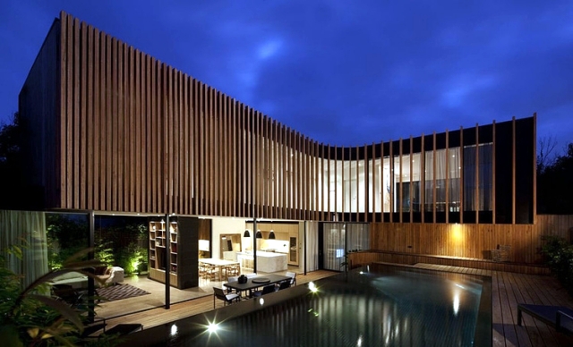 Kooyong - Modern residence look skulpturellem