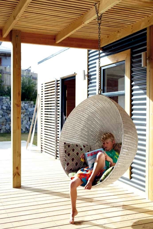 51 ideas for garden hammock, the pool and the house, providing idyll