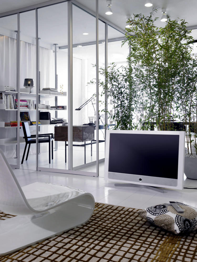 Glass wall screen elegant Interior Design Ideas Ofdesign