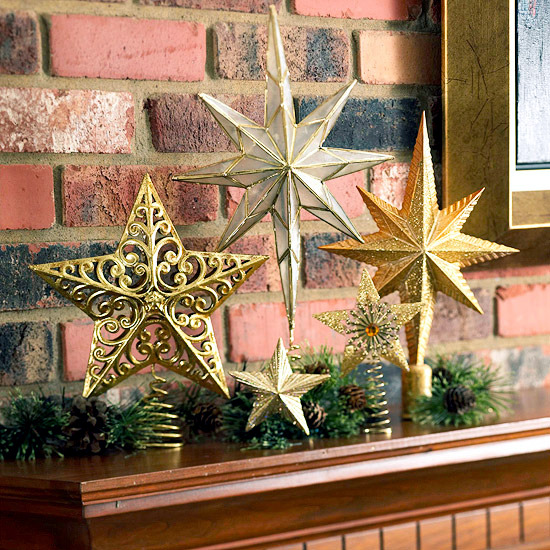 Decorating the Christmas fireplace - 20 great ideas for crafts