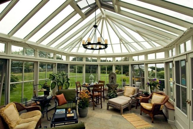 Enjoy the winter sun behind glass - The conservatory
