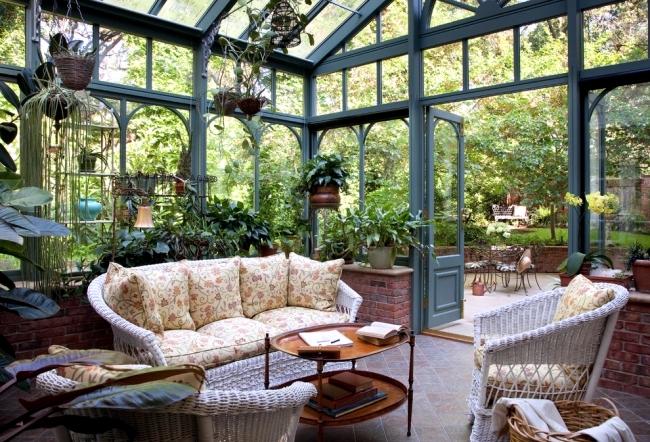 Enjoy the winter sun behind glass - The conservatory