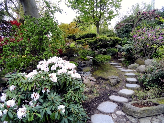 Creating a beautiful garden paths - For wide