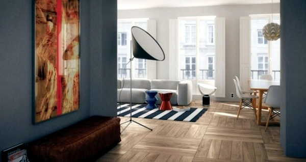 Embarrassed Parquet - setting the direction poses with space and lifestyle