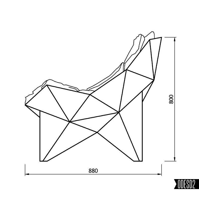 Design inspired chaise Q1 geodesic domes