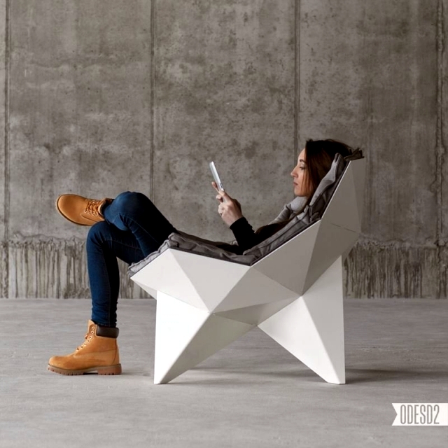 Design inspired chaise Q1 geodesic domes