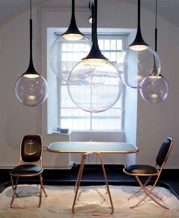 Modern design lamps - design ideas for room design with light