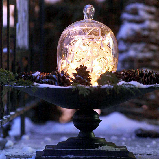 18 ideas for Christmas decorations in the garden or on the balcony to make your own