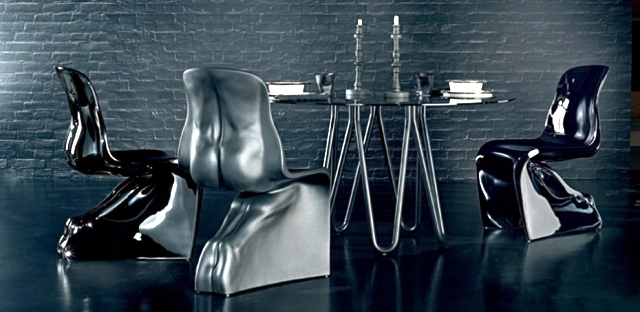 He and his designer Fabio Novembre chairs display the sensual elegance