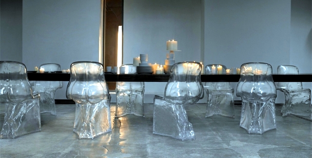 He and his designer Fabio Novembre chairs display the sensual elegance