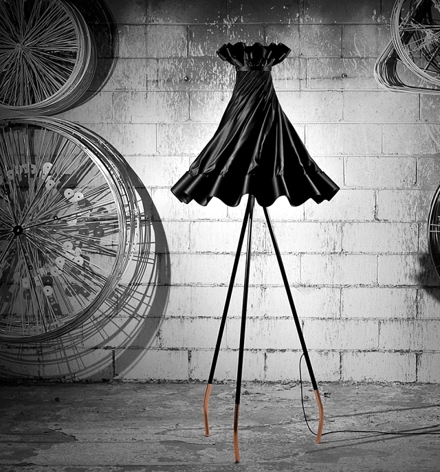 Stunning Lampshade Fabric Ballerina, Ballerina Floor Lamp