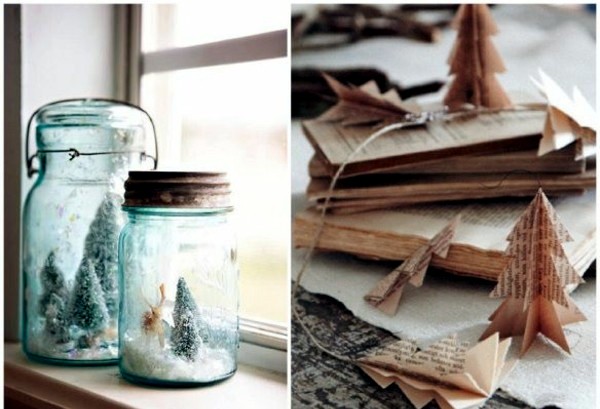 Winter decorating with natural materials - 20 great ideas