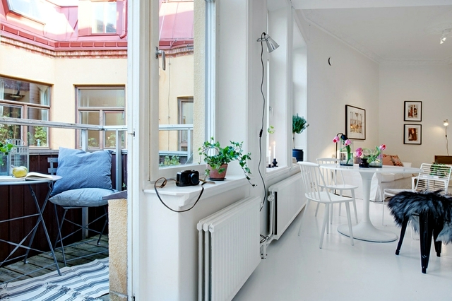 Arrange a comfortable living room - 25 design ideas balcony