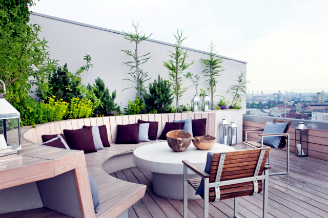 Arrange a comfortable living room - 25 design ideas balcony