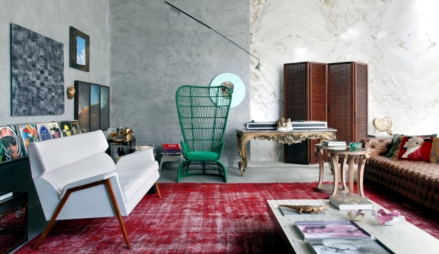 Eclecticism as a lifestyle trend interior design by Guilherme Torres