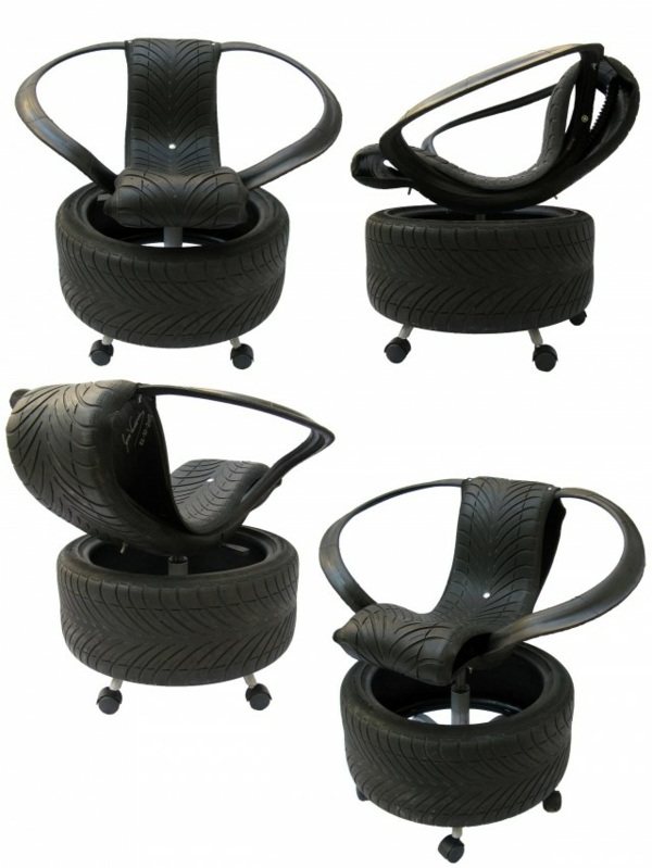100 DIY furniture from car tires - tire recycling