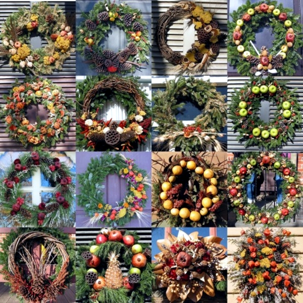 33 ideas to make Christmas wreath for yourself